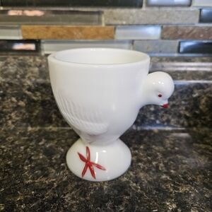Vintage Westmoreland Milk Glass Chicken Egg Holder